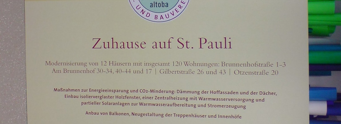 Innenbeschilderung mit Textmotiv Zuhause auf St. Pauli, umgesetzt für Kunden aus Hamburg und Umgebung Bergedorf